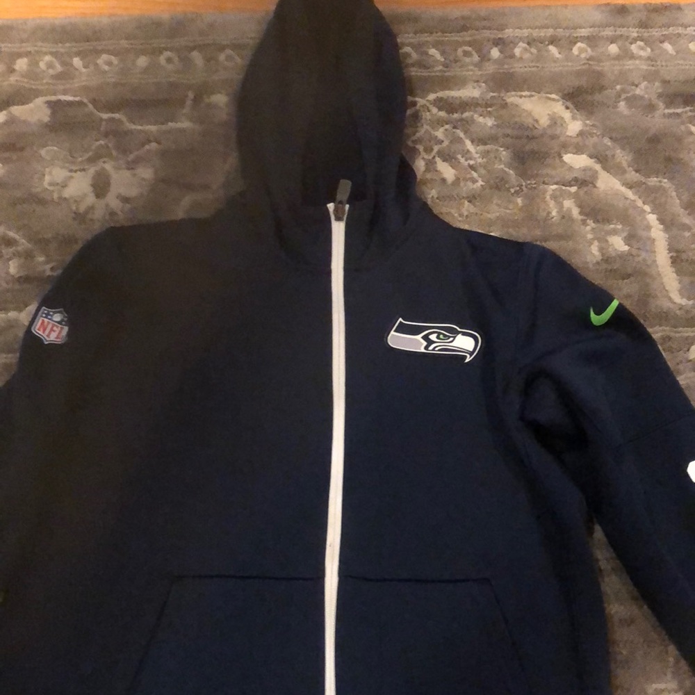 Nike Seahawks sweatshirt. Navy blue in youth medium.
